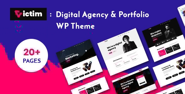 Victim - Digital Agency & Portfolio WordPress Theme Logo